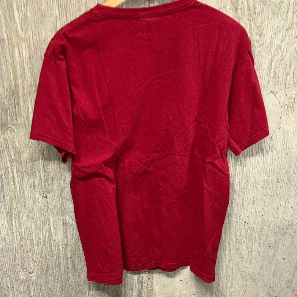 Anvil Indiana University Deep Red T-Shirt Medium - Picture 4 of 4